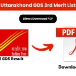 Uttarakhand GDS 3rd Merit List