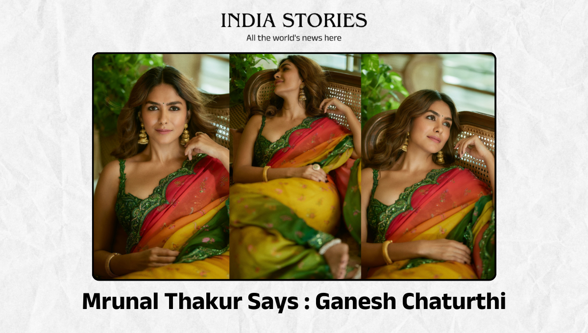 Mrunal Thakur Says : Ganesh Chaturthi has always been my festival.